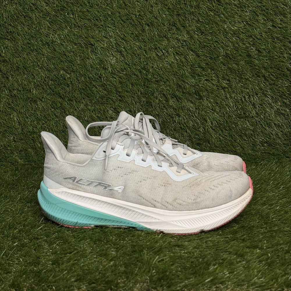 Altra Experience Flow 2 Womens Size 10.5 Gray Teal Running Shoes AL0A85RF233